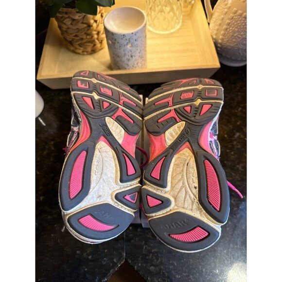 Asics Womens Gel Running Shoes With Pink Laces Size 8.5 - Picture 6 of 8